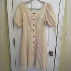 Cream princess dress
